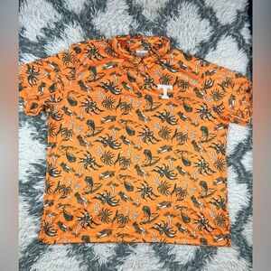 Columbia Men’s Orange Tennessee Volunteer Omni-shade Polo Shirt Size XXL